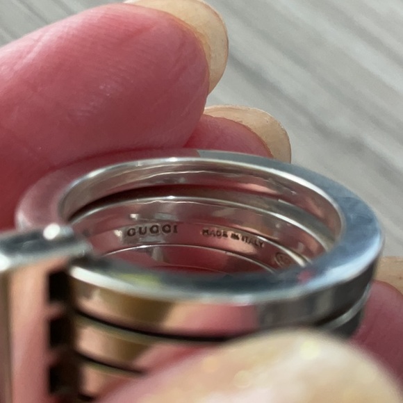 Gucci ring 925 silver size 6 - Picture 5 of 7